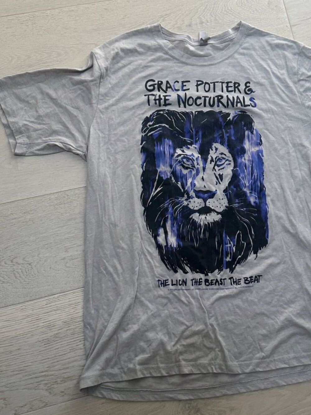 Grace Potter & The Nocturnals 2013 Tour T Shirt XL Lion Red Rocks